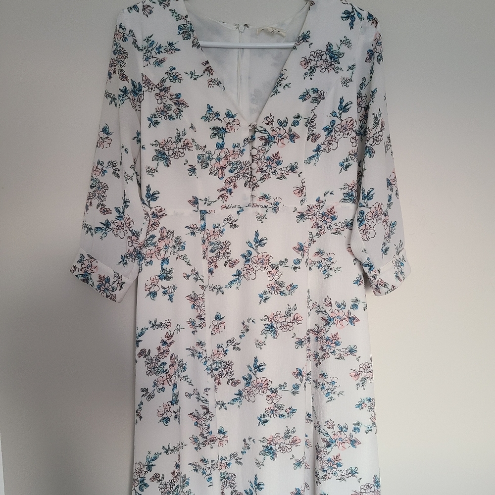 Flower midi dress